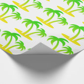 Palmbomen Verpakkingspapier Cadeaupapier (Hoek)
