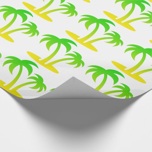 Palmbomen Verpakkingspapier Cadeaupapier (Hoek)