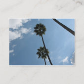 palmbomen visitekaartje (Achterkant)