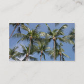 Palmbomen Visitekaartje (Achterkant)