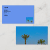 palmbomen visitekaartje (Voorkant / Achterkant)