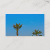 palmbomen visitekaartje (Achterkant)