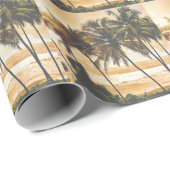 Palmbomen Zonsondergang: Goa  Cadeaupapier (Rol Hoek)