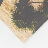 Palmbomen Zonsondergang: Goa  Fleece Deken (Hoek)