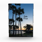 Palmbomen Zonsopgang Destin Florida fotoblok (Voorkant)