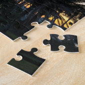 Palmbomen Zonsopkomst Destin Florida Puzzel (Zijkant)
