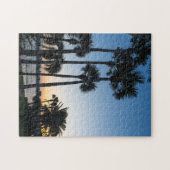 Palmbomen Zonsopkomst Destin Florida Puzzel (Horizontaal)