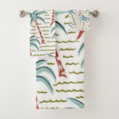 Palmbomenpatroon Bad Handdoek (Insitu)