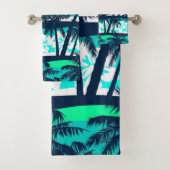Palmbomenpatroon Bad Handdoek (Insitu)