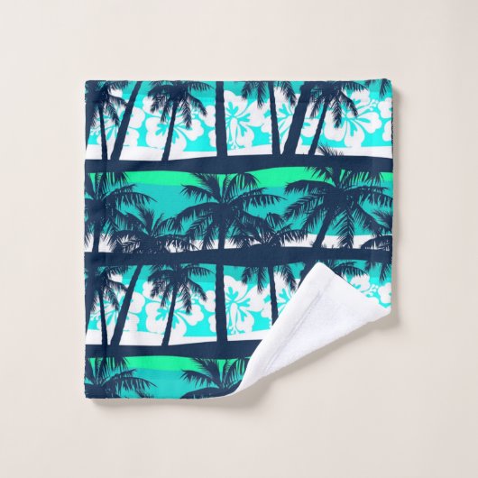 Palmbomenpatroon Bad Handdoek (Wasdoekje)