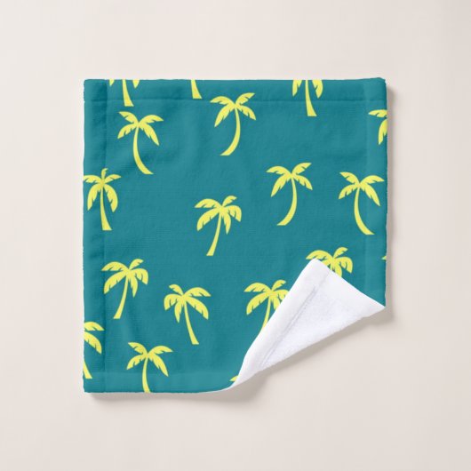 Palmbomenpatroon Bad Handdoek (Wasdoekje)