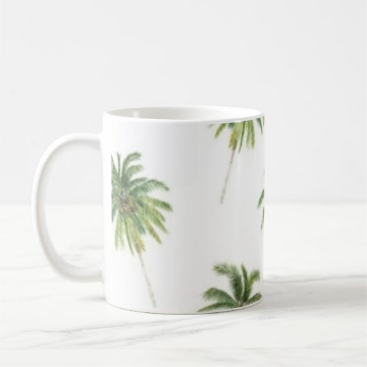 Palmbomenpatroon Koffiemok (Links)