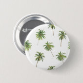 Palmbomenpatroon Ronde Button 5,7 Cm (Voorkant /achterkant)