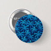 Palmbomenpatroon Ronde Button 5,7 Cm (Voorkant /achterkant)