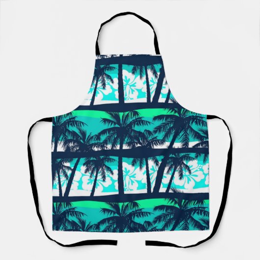 Palmbomenpatroon Schort (Voorkant)