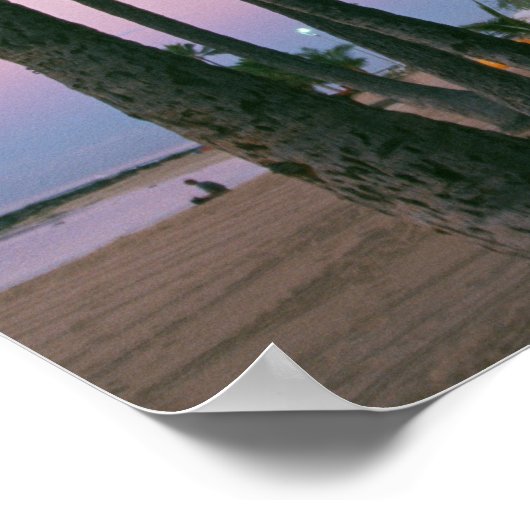 Palmboom 2 poster (Hoek)