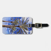 Palmboom Acrylaat Bagagelabel (Voorkant horizontaal)