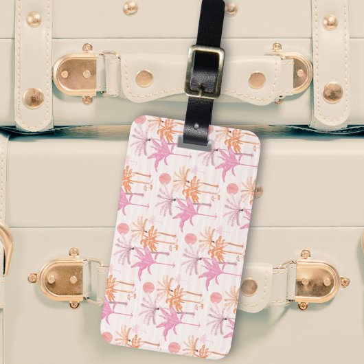 palmboom bagagelabel