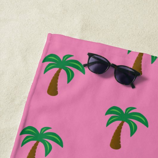 Palmboom - Beach Towel Strandlaken (In situ)