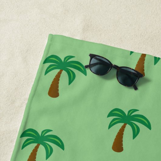 Palmboom - Beach Towel Strandlaken (In situ)