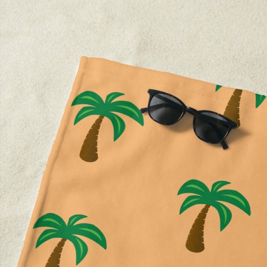 Palmboom - Beach Towel Strandlaken (In situ)