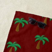Palmboom - Beach Towel Strandlaken (In situ)
