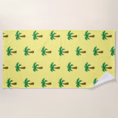 Palmboom - Beach Towel Strandlaken (Voorkant)