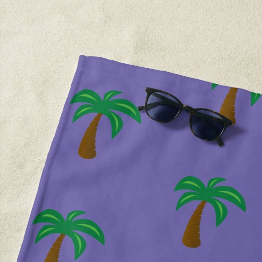 Palmboom - Beach Towel Strandlaken (In situ)