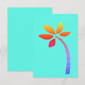 Palmboom Bedankkaart (Voorkant / Achterkant)