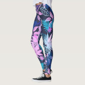 Palmboom Bladeren Tropisch Patroon Leggings (Links)