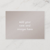 Palmboom Blauwe Visitekaartjes (Achterkant)