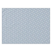 Palmboom Boho Kustboerderij Stof Blauw Tafelkleed (Voorkant (Horizontaal))