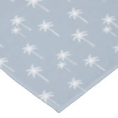 Palmboom Boho Kustboerderij Stof Blauw Tafelkleed (Gekanteld)