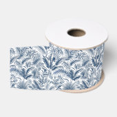 Palmboom botanisch grosgrain lint (Spoel)