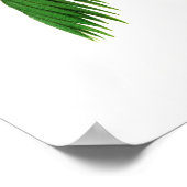 Palmboom botanische schets  kunst poster (Hoek)