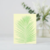 palmboom briefkaart (Staand voorkant)