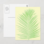 palmboom briefkaart (Voorkant / Achterkant)