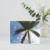 Palmboom Briefkaart (Staand voorkant)