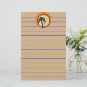 Palmboom Briefpapier (Staand voorkant)
