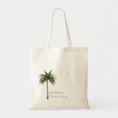Palmboom bruidsmeisje bruids partij minimalist tote bag (Voorkant)