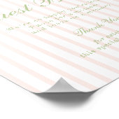 Palmboom Bruiloftsborrel Gastboek Tafelbord Poster (Hoek)