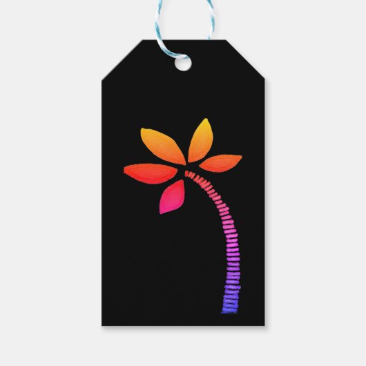 Palmboom Cadeaulabel (Voorkant)