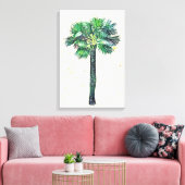 Palmboom Canvas Afdruk (Insitu (Woonkamer))