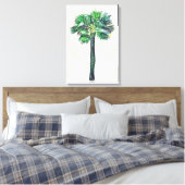 Palmboom Canvas Afdruk (Insitu (Slaapkamer))
