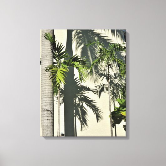 palmboom canvas afdruk (Voorkant)
