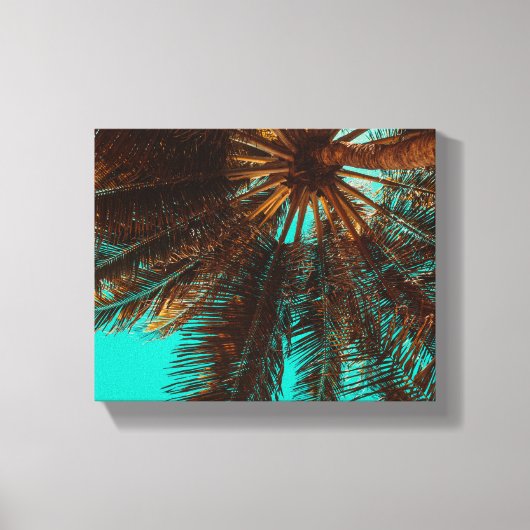 Palmboom Canvas Afdruk (Voorkant)