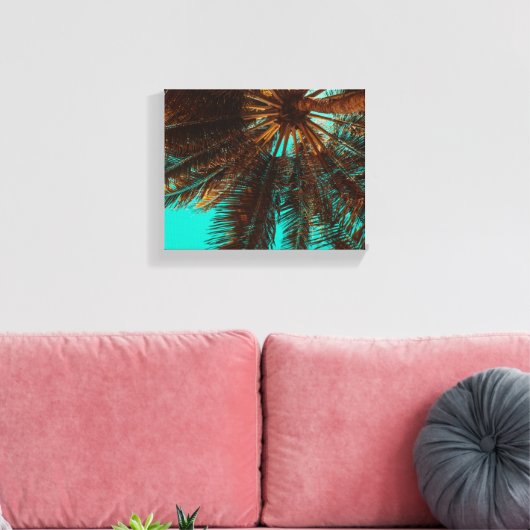 Palmboom Canvas Afdruk (Insitu (Woonkamer))