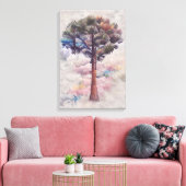 palmboom canvas afdruk (Insitu (Woonkamer))