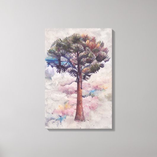 palmboom canvas afdruk (Voorkant)