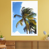 Palmboom canvasprint canvas afdruk (Insitu (Woonkamer))
